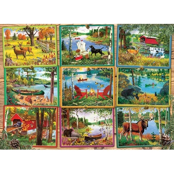 Cobble Hill - Puzzle Postcards from Lake Country - 1 000 piese