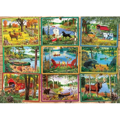 Cobble Hill - Puzzle Postcards from Lake Country - 1 000 piese
