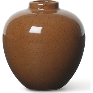 ferm LIVING Ваза ARY 7, 5 см, кафяв, керамика с глазура, ferm LIVING (FERM1104264806)