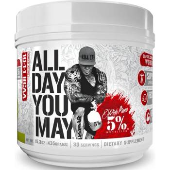 Rich Piana 5% Nutrition All Day You May | BCAA Recovery Drink [450 грама] Лимон и лайм