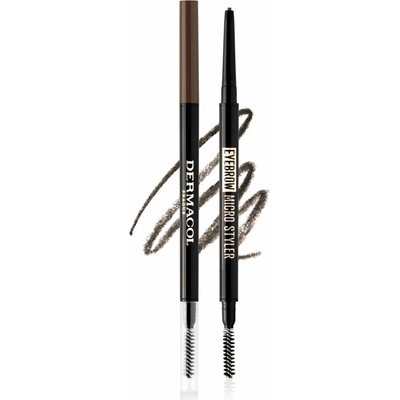Dermacol Eyebrow Micro Styler automatická tužka na obočí s kartáčkem 02 0,1 g – Zboží Dáma