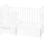 KikkaBoo Бебешки спален комплект с бродерия 3 части EU Style 70/140 Dream Big Pink (41101030160) - presi