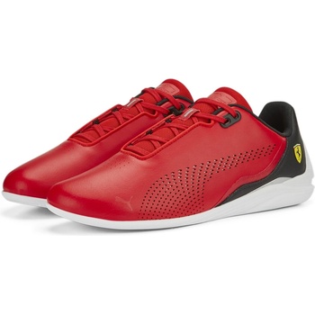 PUMA Мъжки маратонки Puma Ferrari Drift Cat Decima Low-Top Trainers Mens - Blk/Rosso/Wh