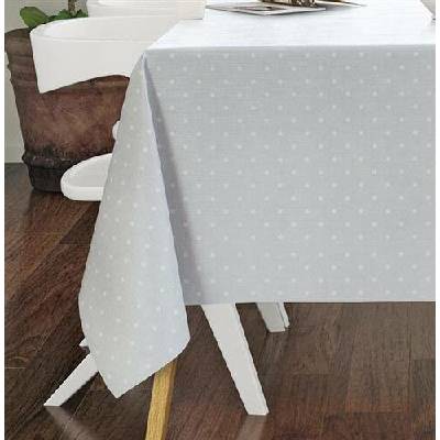 Impol Trade Ubrus PVC 673671 puntíky šedé návin 20 mx140cm