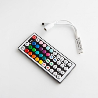 ECOLIGHT Ovladač pro RGB LED pásky IR44 6A Infračervené dálkové ovládání 12-24V EC79457