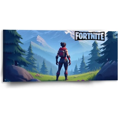 Sablio Obraz FORTNITE Horská krajina - 110x50 cm