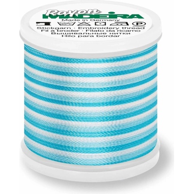 Vyšívací nit Madeira Rayon Ombré č. 40 (200m) barva 2025 teal blues