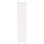 vidaXL Плисирана щора Бяла 50x200 cm Ширина на плата 49, 4 cm Полиестер (4015507)