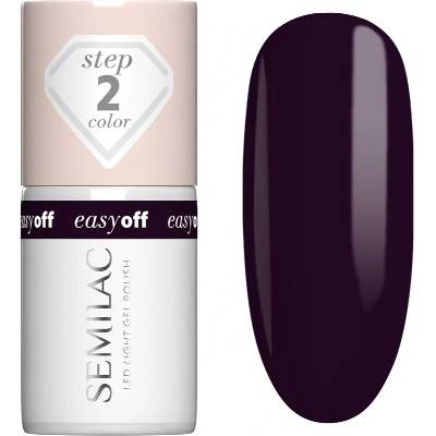 Semilac Easy Off Step 2 gelový lak na nehty s použitím UV/LED lampy odstín Berry On Top 7 ml