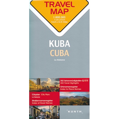 Kuba 1:800T TravelMap KUNTH