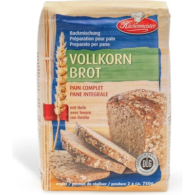 Küchenmeister Směs na chleba Celozrnný chléb 0,5 kg – Zbozi.Blesk.cz