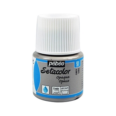 Farby na textil Pebeo Setacolor Opaque 45 ml Grey