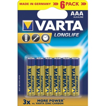 VARTA Longlife Alk AAA 6ks 4008496525119