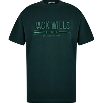 Image 1 of Jack Wills Тениска Jack Wills Men's JW Logo Regular Fit T-Shirt - Evergreen