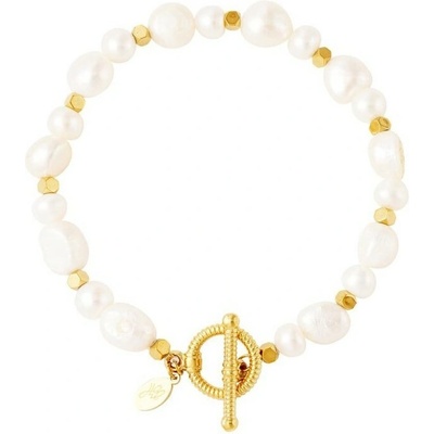 ORNAMENTI Náramek Pearls good Life gold OOR300140