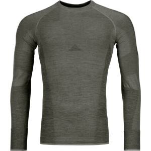 Ortovox Мъжко мериносово термобельо Ortovox 230 Competition Long Sleeve Merino base layer - Dark Sage - размер XXL (015-1359-0615)