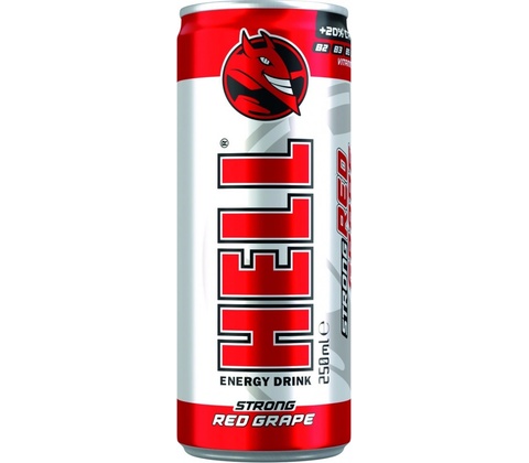 Hell Hell energetický nápoj Red Grape 250 ml