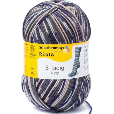 Regia 6-ply Color 5858 Irland Grau color