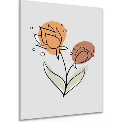 Obraz minimalistický květ No3 - 40x60