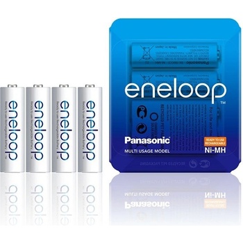 Panasonic Eneloop AA 1900mAh BK-3MCCE-4LE - 4 броя презареждаеми батерии AA 1900mAh