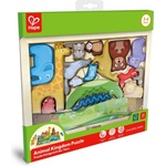 Hape Детски дървен пъзел HaPe от 22 части - Царството на животните (H1656) - ozone