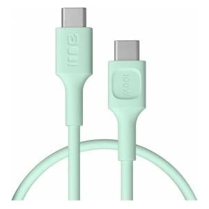 GREENCELL USB-C Cable 0.3m 100W Greencell PowerFlex Fast Charging PD Mint Green