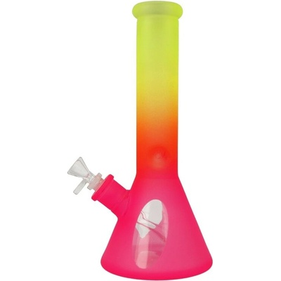 Super Heroes Skleněný bong Ice colored Pink 32 cm