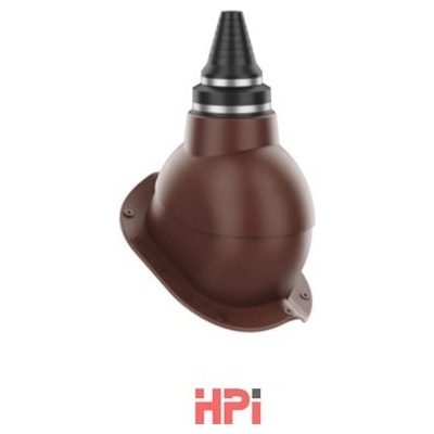 HPI Anténní prostup set nízký profil pro plechové tvarované krytiny hnědá