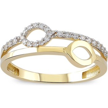 Lillian Vassago Zlatý prsteň s efektom dvoch LLV06 GR071