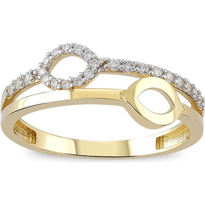 Lillian Vassago Zlatý prsteň s efektom dvoch LLV06 GR071