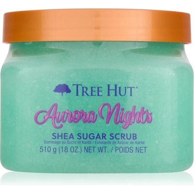 Tree Hut Shea Sugar Scrub Aurora Nights захарен пилинг с масло от шеа 510 гр