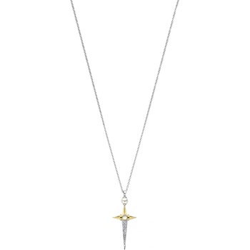 Image 1 of Ti Sento Сребърно дамско колие с перла и седеф Ti Sento 34034YP (34034YP)