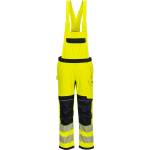 Portwest HI-VIS PW3 MODAFLAME FR420/ Огнеупорни Hi-VIS панталони с гащеризон - HV Жълто/Тъмносиньо XXL (FR420YNRXXL)
