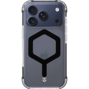 Tactical Удароустойчив калъф Tactical MagForce Hexagon за iPhone 17 Pro Max, черен - прозрачен (8596311289446)