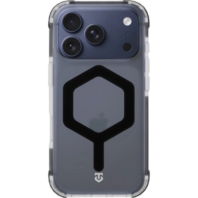 Tactical Удароустойчив калъф Tactical MagForce Hexagon за iPhone 17 Pro Max, черен - прозрачен (8596311289446)