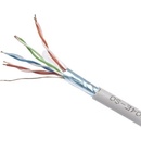 Sieťové káble Gembird FPC-5004E-SOL drát, CAT5E, FTP, CCA, 305m/box šedý
