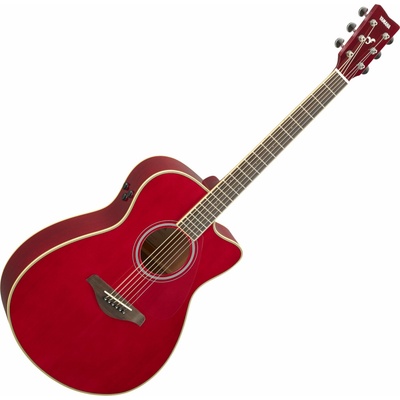 Yamaha FSC-TA Ruby Red Електро-акустична китара Дреднаут