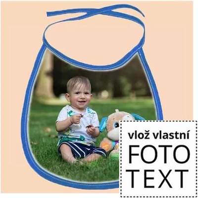 bryndák modrý s vlastní fotkou či potiskem 20 x 25 cm – Zboží Mobilmania