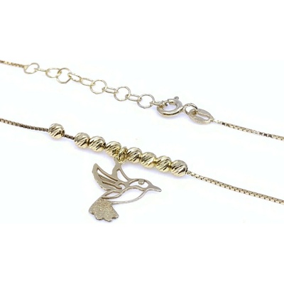 Jan Kos jewellery Stříbrný řetízek s přívěskem MHT-6589/GN42