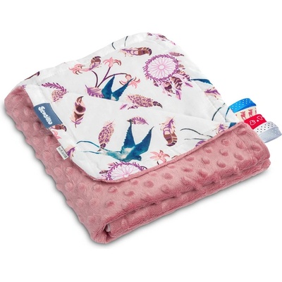 Одеяло Minky - Birds Retro Pink 75Х100