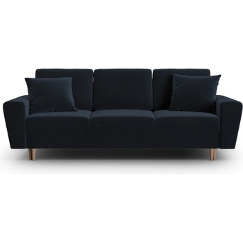 Cosmopolitan Design Тъмносин кадифен разтегателен диван с място за съхранение 235 cm Kyoto - Cosmopolitan Design (COS_3SF_2_F2_KYOTO5)