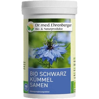 Dr. Ehrenberger Naturprodukte Био Семена от черен кимион, капсули - 180 капсули