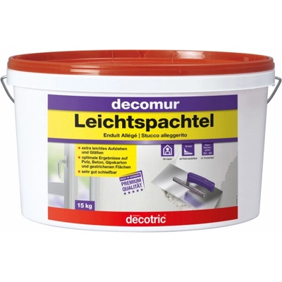 Decotric Lehký tmel Decomur 15 kg bílá