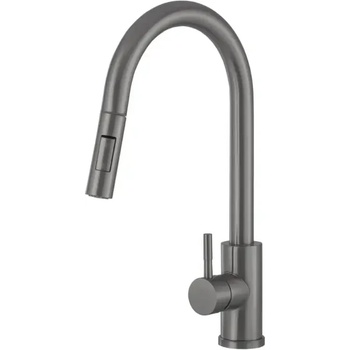 Твоят Стил - Кухненски Мивки Титаниев смесител за кухня с издърпваща се глава - Модел 9600