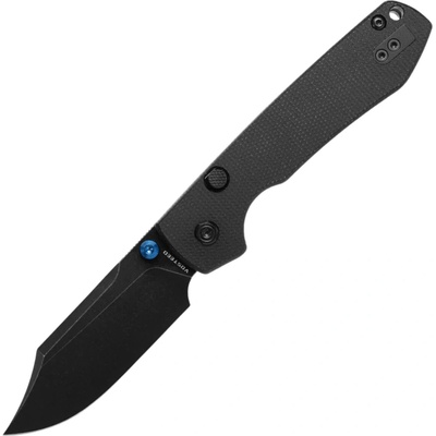 Vosteed Raccoon(TLL&Bowie Blade) 14C28N Black Stonewash Black Micarta A2910