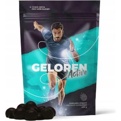 Želé bonbony Contipro Geloren Active s kyselinou hyaluronovou ostružinové 90 ks