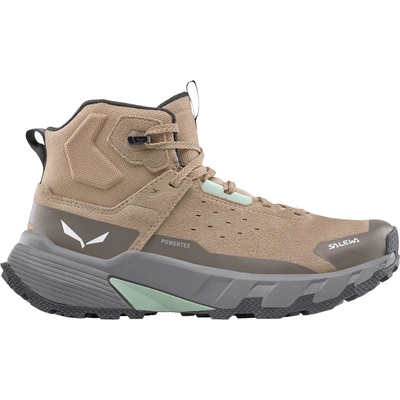 Salewa Дамски туристически обувки Salewa Women's Pedroc 2 Leather Mid PTX Walking boots - Quicksand / Bungee Cord - размер 38 (EU) (119-1021-0215)