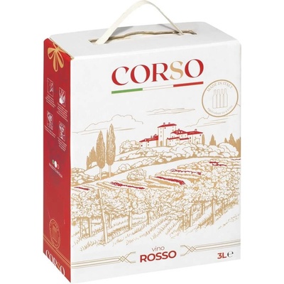 Corso Rosso - червено вино 3L