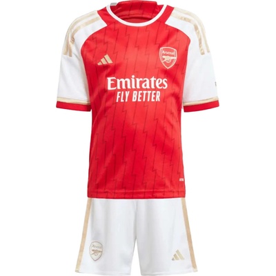 adidas Arsenal FC 23/24 dětská domácí fotbalová souprava mini červená