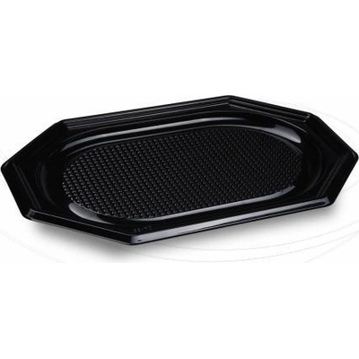 Wimex Podnos rPET oválny čierný 35 x 24,7 cm WI74935